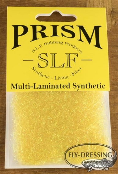 SLF-Prism Dubbing - Bright Yellow i gruppen Krok & Småplock / Flugbindning / Flugbindningsmaterial / Dubbing hos Fishline (W-SLFP018)
