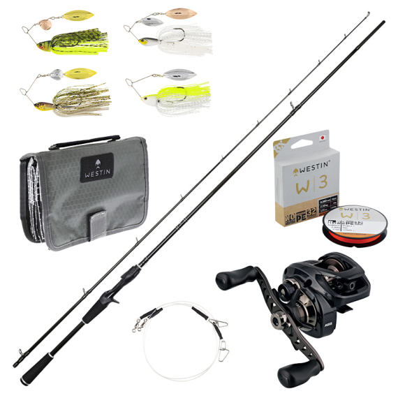 Westin W2 Spinnerbait 21-65g Combo i gruppen Fiskeset / Spinnfiskeset / Spinnfiskeset Gädda hos Fishline (W2SPINNERBAITCOMBO)