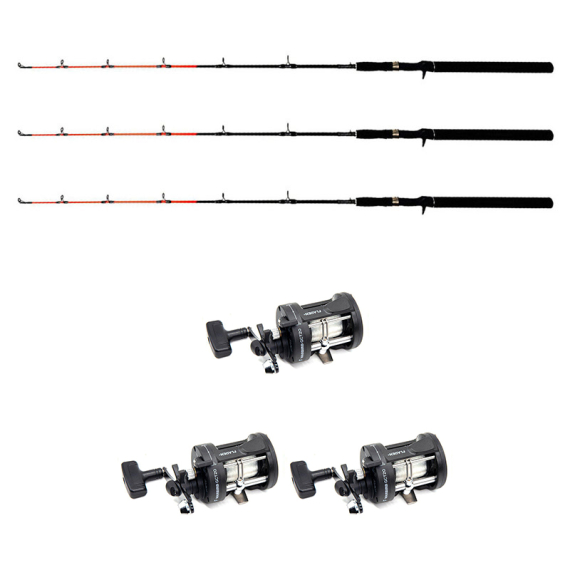 Fladen Warbird Maxximus 140 cm Högervev 3-Pack i gruppen Fiskemetoder / Vinterfiske / Isfiskeset / Ismeteset hos Fishline (WARBIRDMAXXIMUSSET3PCS)