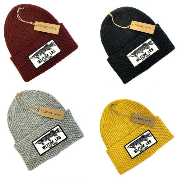 Wolfcreek Pike Patch Knitted Beanie (Onesize) i gruppen Kläder & Skor / Kepsar & Huvudbonader / Mössor hos Fishline (WCL-00515r)