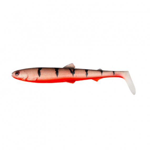 Westin BullTeez Shadtail 9,5cm, 7g Söder Custom - Red Ghost Perch i gruppen Fiskedrag / Jiggar & Gummibeten / Abborrjiggar & Gösjiggar hos Fishline (WS90509)