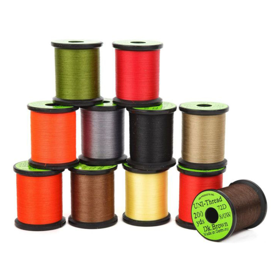 UNI 8/0 Waxed 200yds i gruppen Krok & Småplock / Flugbindning / Flugbindningsmaterial / Bindtråd hos Fishline (Z82WBLr)