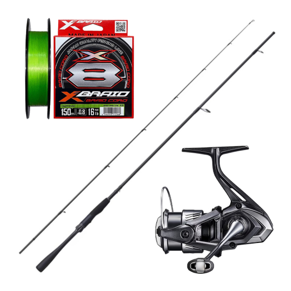 Shimano Zodias & Miravel Spinning Combo 7\' 5-15g i gruppen Fiskeset / Haspelset / Haspelset Abborre hos Fishline (ZODIAS26MIRAVELSET)