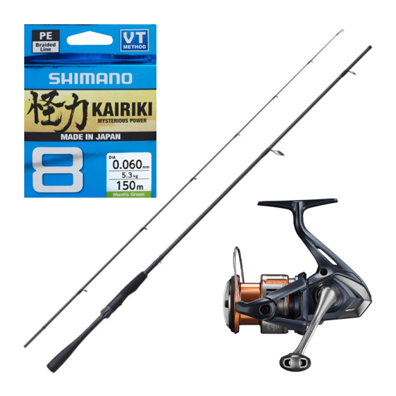Shimano Zodias Spinning Combo 2,13m 7\'0\'\'5-15g 2pc i gruppen Fiskeset / Haspelset / Haspelset Abborre hos Fishline (ZODIASNASCISPINNINGCOMBO)