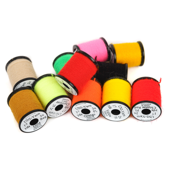 UNI-Yarn Regular i gruppen Krok & Småplock / Flugbindning / Flugbindningsmaterial / Garn & Chenille hos Fishline (ZUYRBLr)