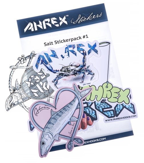 Ahrex Salt Sticker Pack #1 i gruppen Övrigt / Klistermärken & Dekaler hos Fishline (asa01)