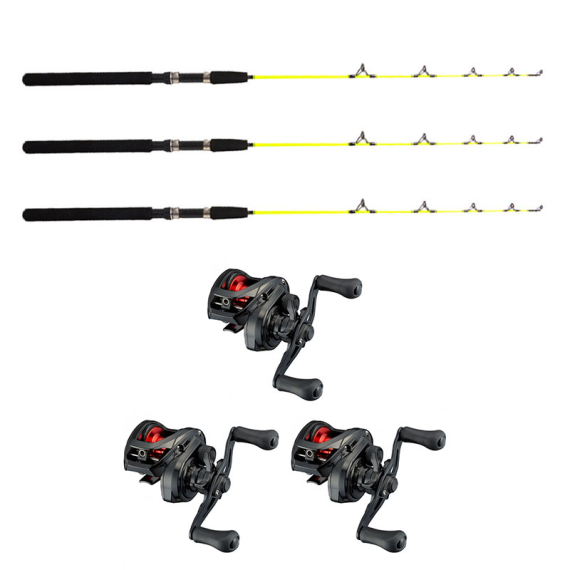 Daiwa PR100L / Fladen Ice Pike 115cm Vänster 3-Pack i gruppen Fiskemetoder / Vinterfiske / Isfiskeset / Ismeteset hos Fishline (daiwapr3pcs-set)