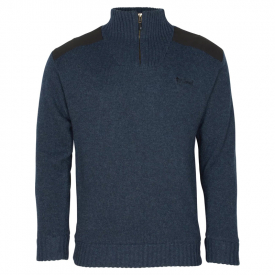 Pinewood Hurricane Sweater D.Navy Mel