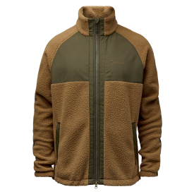 Pinewood Pile Fleece Jacket D. Sand/Mossgreen