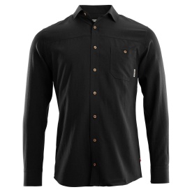 Aclima Wool Woven Wool Shirt Men Jet Black XL