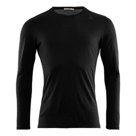 Aclima LightWool Undershirt Long Sleeve Jet Black