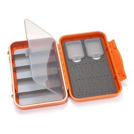 C&F Medium 2-Row WP Tube Fly Case w 5 Comp (CF-2405H) Burnt Orange
