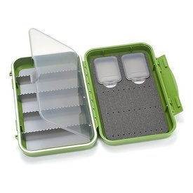 C&F Design Medium 2-Row WP Tube Fly Case w 5 Comp (CF-2405H) Olive