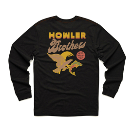 Howler Bro's Longsleeve T-Shirt Osprey Prey Black