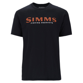 Simms Logo T-Shirt Jet Black