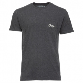 Simms Two Tone Pocket Tee Charcoal Heather
