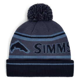 Simms Tip-Up Pom Beanie Huckleberry