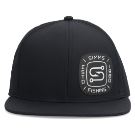 Simms Flatbill Cap Black