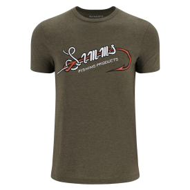 Simms Hook & Loop T-Shirt Military Heather