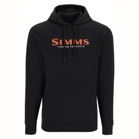 Simms Logo Hoody Black