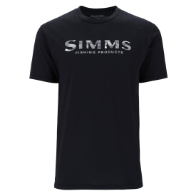 Simms Shroud Fill Logo T-Shirt Black