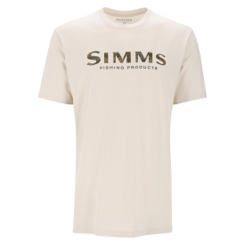 Simms Shroud Fill Logo T-Shirt Natural