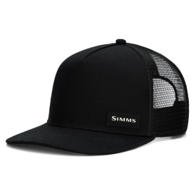 Simms High Crown Flatbill Black 