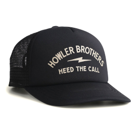 Howler Bros Foam Dome Lightning Badge - Black