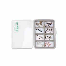 Orvis Super Slim Vest Fly Box, 8 Mag Comp