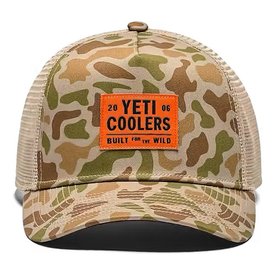 Yeti Coolers Camo Trucker Hat