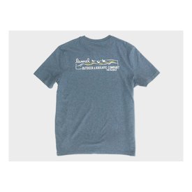 Lemmel T-shirt Lemmel Outdoor Co. Heather blue, with backprint