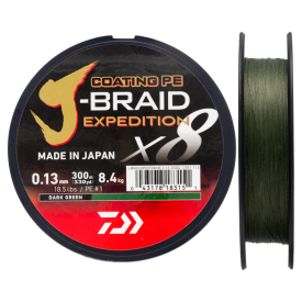 Daiwa J-Braid Expedition x8E 150m Dark Green