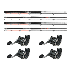 Daiwa Söder Custom Predator Trolling & Okuma Convector LC CV-20D Combo 4-Pack