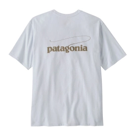 Patagonia M's Casting Logo Responsibili-Tee WHI