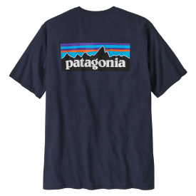 Patagonia M's P-6 Logo Responsibili-Tee New Navy