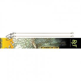 BFT Stiff Jerkbait Leader stainless 12 - 2-pack