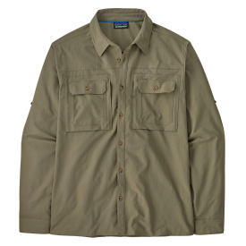 Patagonia M's L/S Self Guided Sun Shirt River Rock Green