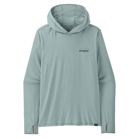 Patagonia M's Tropic Comfort Natural Graphic Hoody Casting Logo: Thermal Blue