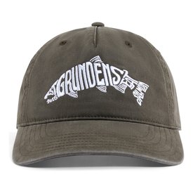 Grundéns Eat Your Words RX Trucker Loden Salmon Graphic