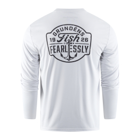 Grundéns Fish Fearlessly LS Tech Tee Grey Mist