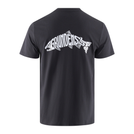 Grundéns Eat Your Words HD Pocket Tee Black Salmon Graphic