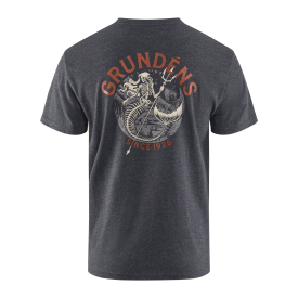 Grundéns Dead Reckoning SS T-Shirt Heather Charcoal