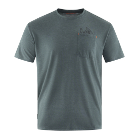 Grundéns Species Pocket Tee Deep Forest Heather