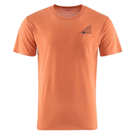 Grundéns Species Pocket Tee Rust Heather