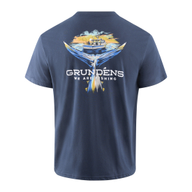 Grundéns Tuna Tailscape SS T-Shirt Dark Navy