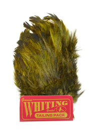 Mayfly Tailing Pack Badger dyed Olive