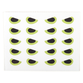 Angry Predator Eyes Chartreuse 6mm