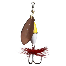 Wipp Spinnare 20 g Koppar Gul/Vit