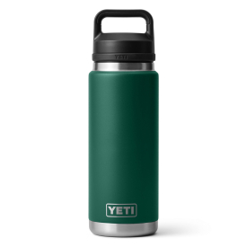 Yeti Rambler 26 Oz Bottle Chug - Black Forest Green