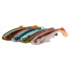 Savage Gear 3D River Roach (4-pack) 8cm 5g - Clear Water Mix